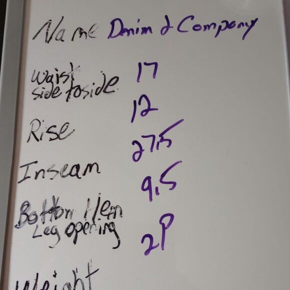 Denim and Co Jeans Ladies 16 Petite Dark Wash Comfort Waist - Picture 8 of 8